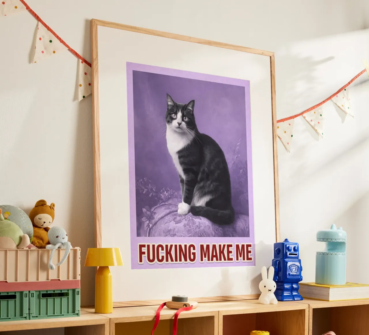 make me cat poster by Elfath