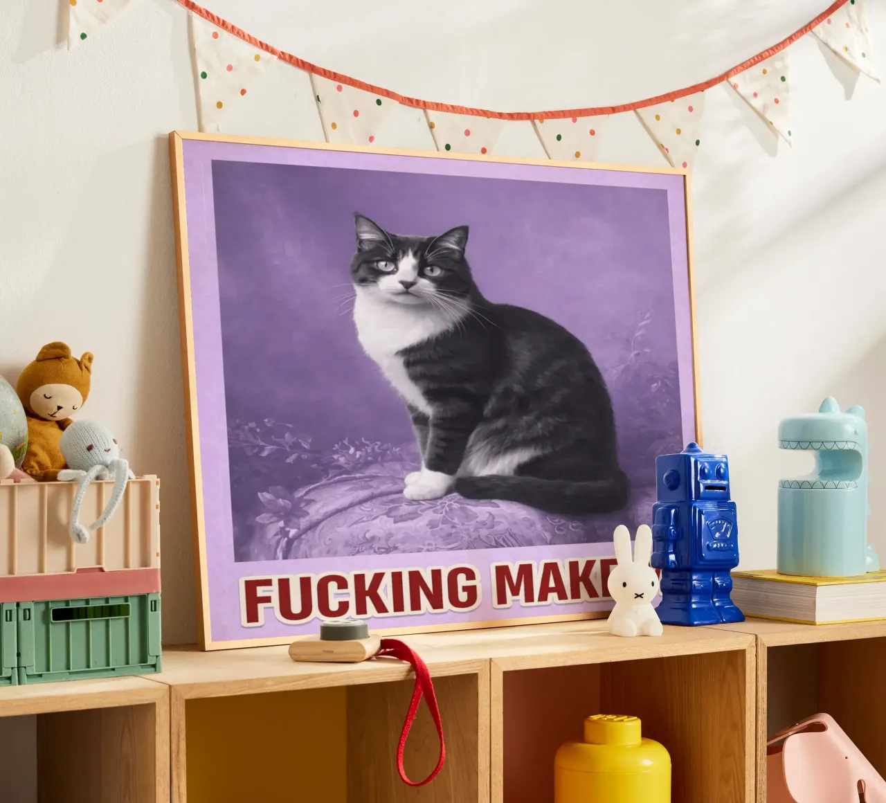 make me cat poster by Elfath