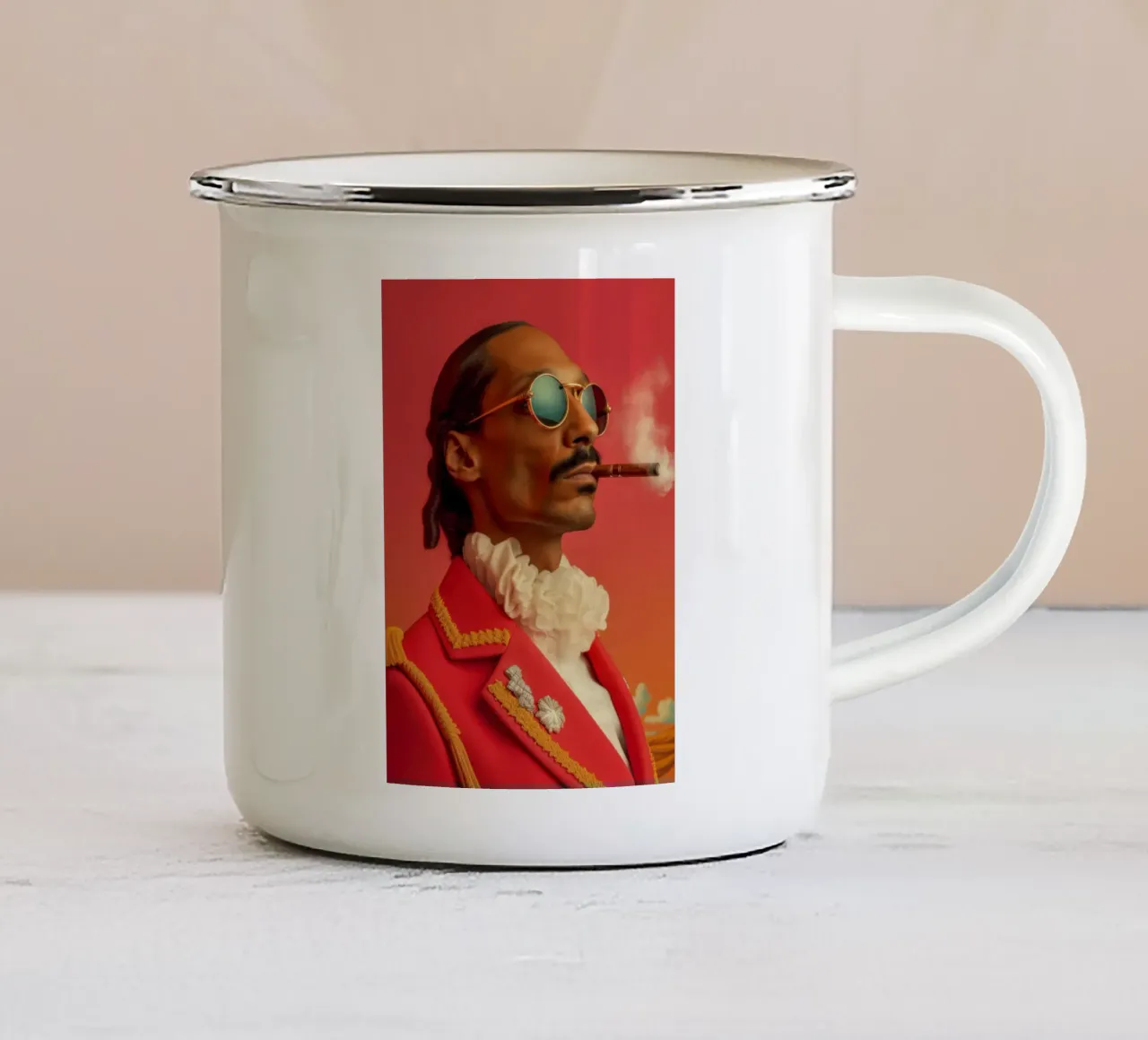 Snoop Dogg Fashion Art tazza in smalto da Lootprint