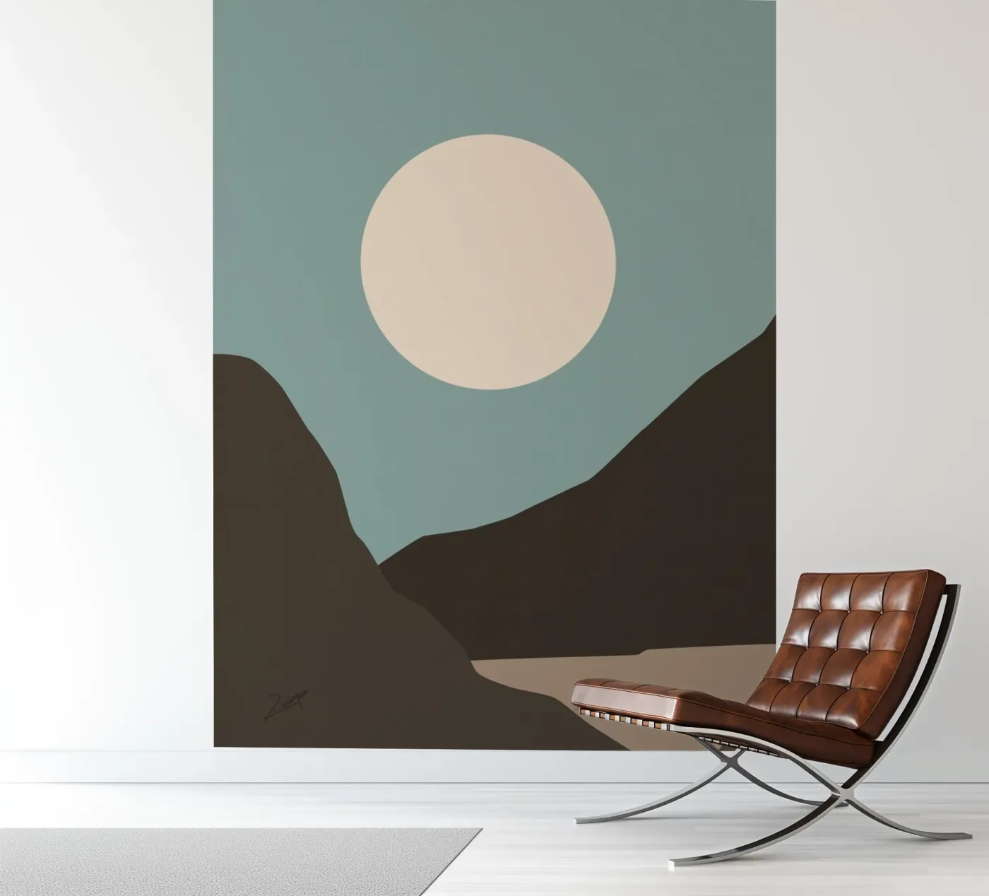 Stom fotobehang van zeriayam