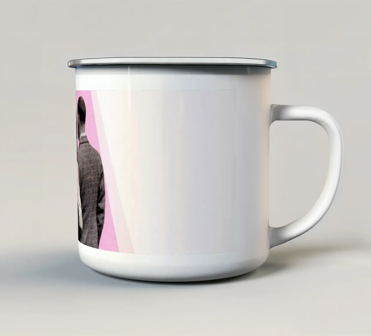 Siamo solo io e te, tesoro tazza in smalto da Cassia Beck Collage