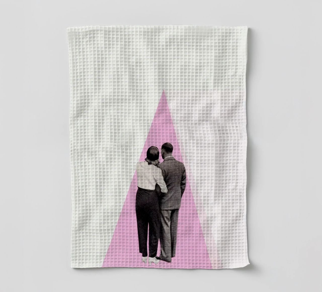 C'est juste toi et moi, bébé torchon de Cassia Beck Collage