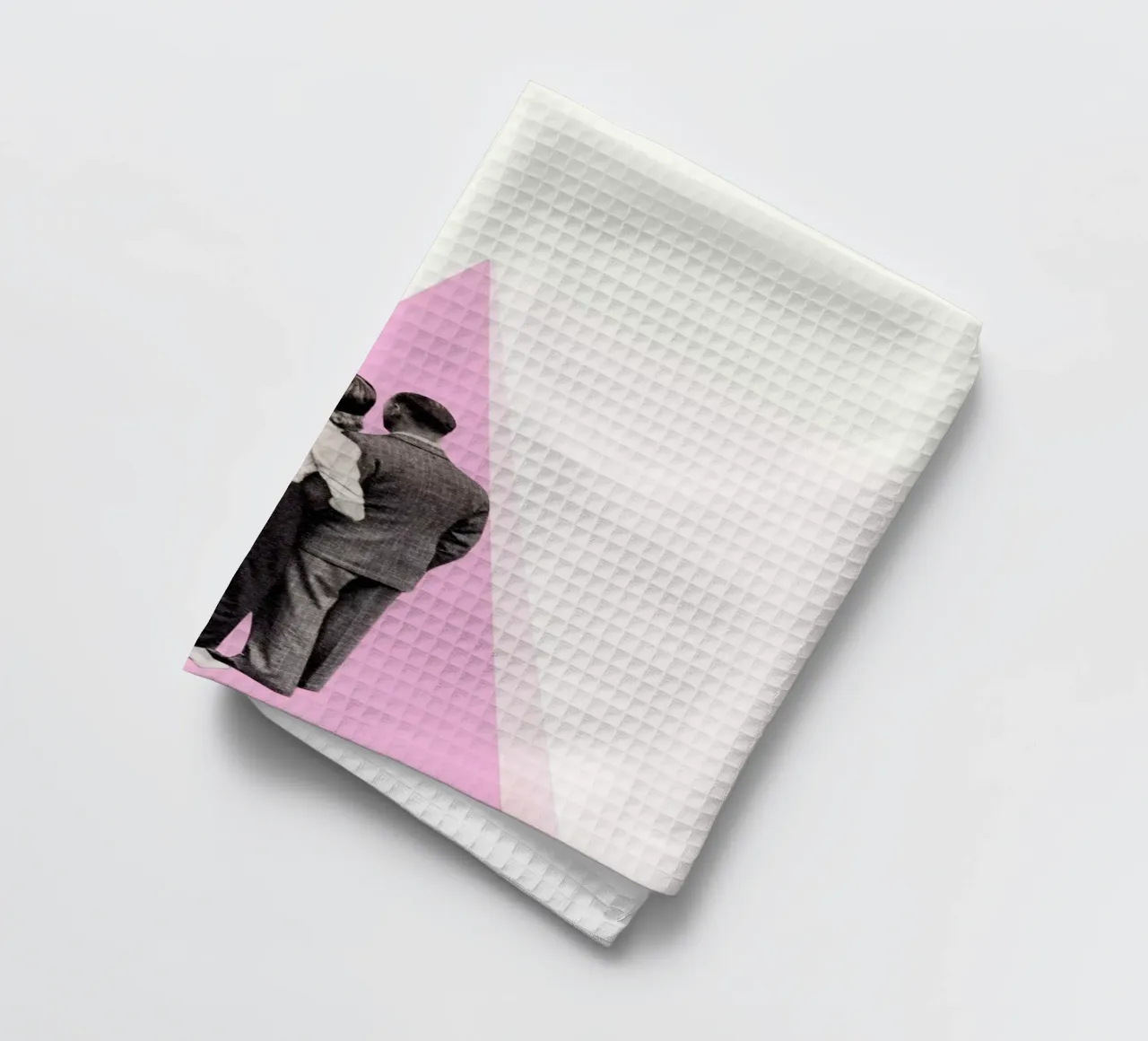 Nur du und ich, Baby Geschirrtuch von Cassia Beck Collage