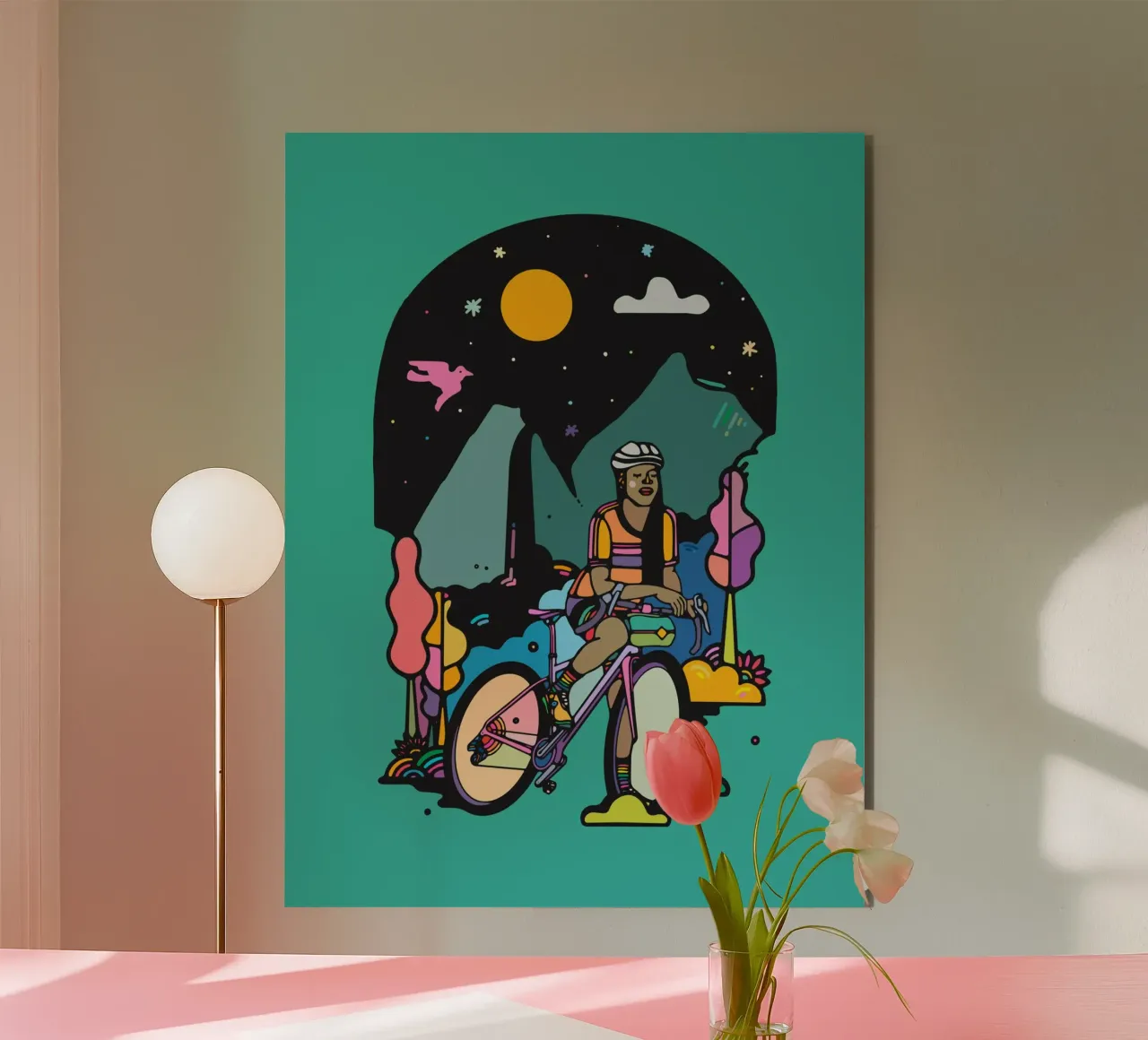 Godetevi il viaggio alluminio dibond da The Cyclist
