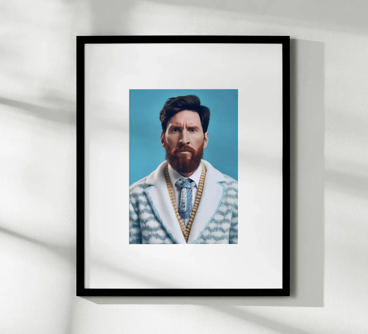 Lionel Messi Fashion Art poster da Lootprint