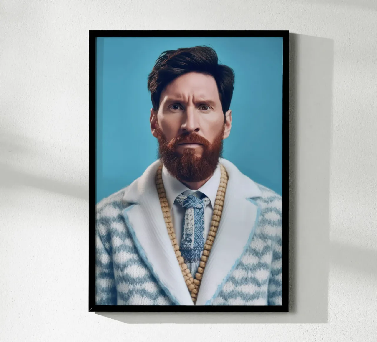 Lionel Messi Fashion Art poster da Lootprint