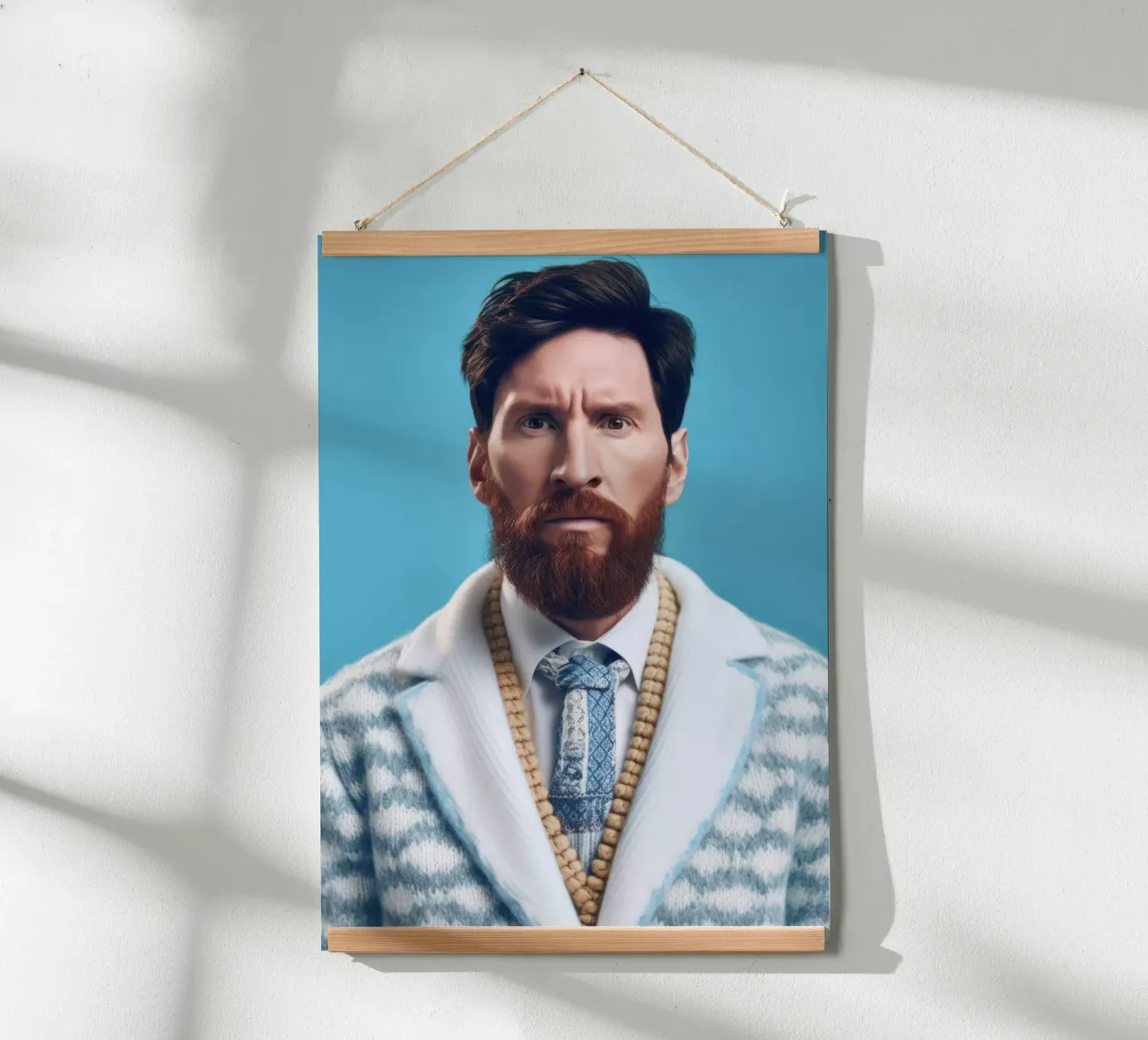 Lionel Messi Fashion Art poster da Lootprint