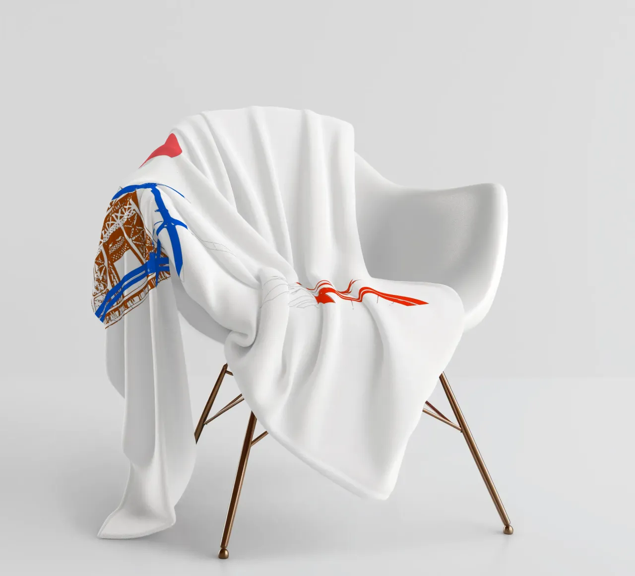 Die Runde Fleecedecke von LaylaOzFun