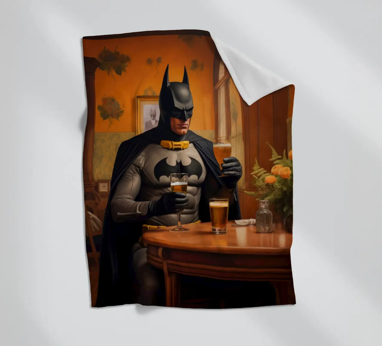 Batman Beer Art coperta in pile da Lootprint