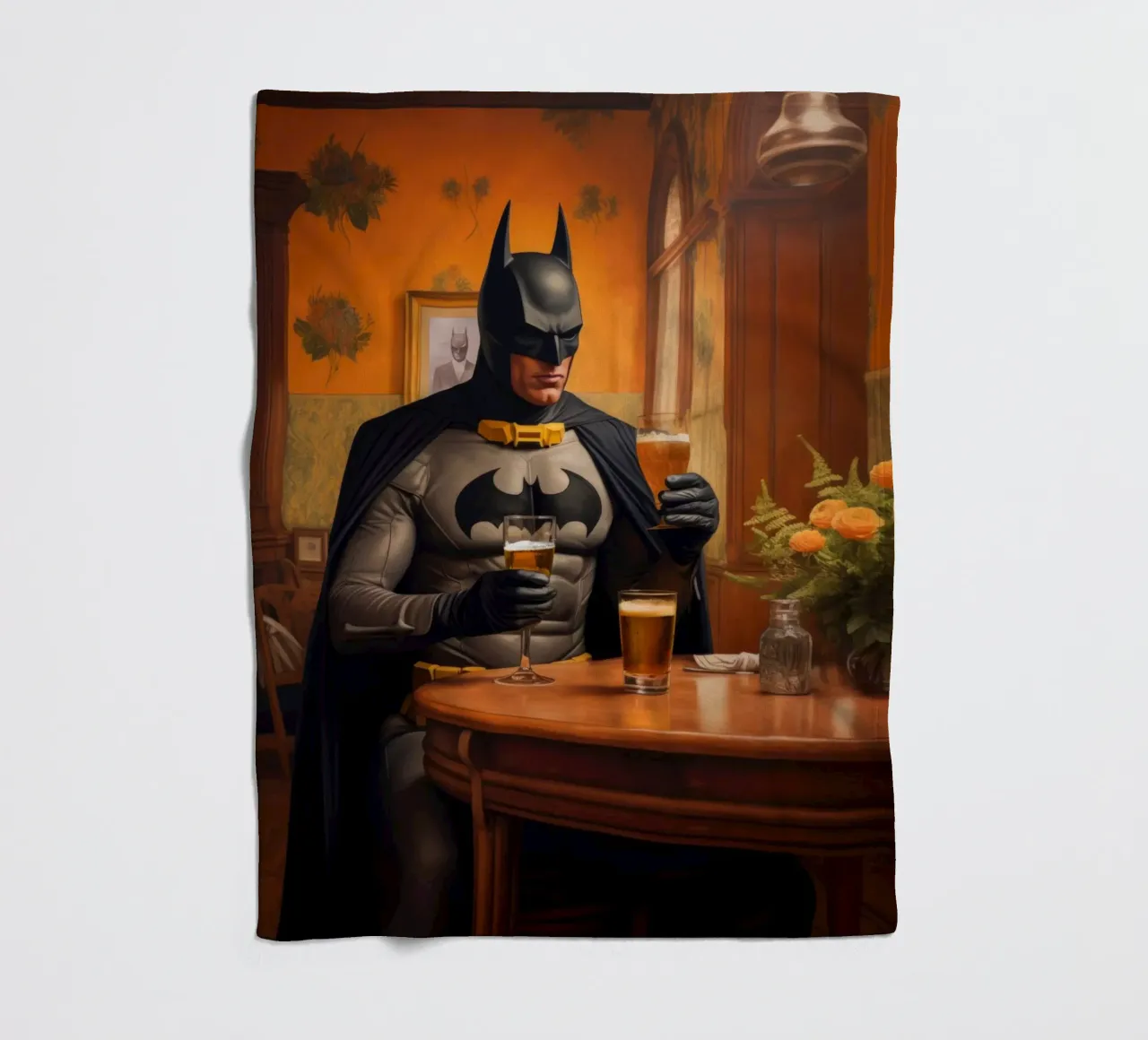 Batman Beer Art coperta in pile da Lootprint