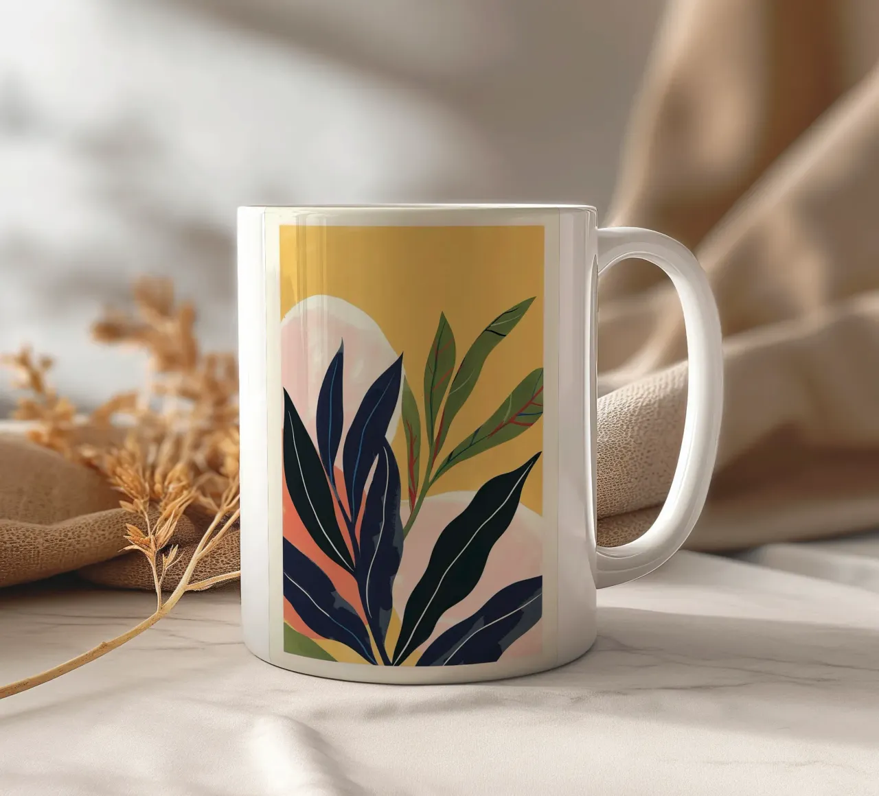 Sunwashed ceramic mug by softsoul