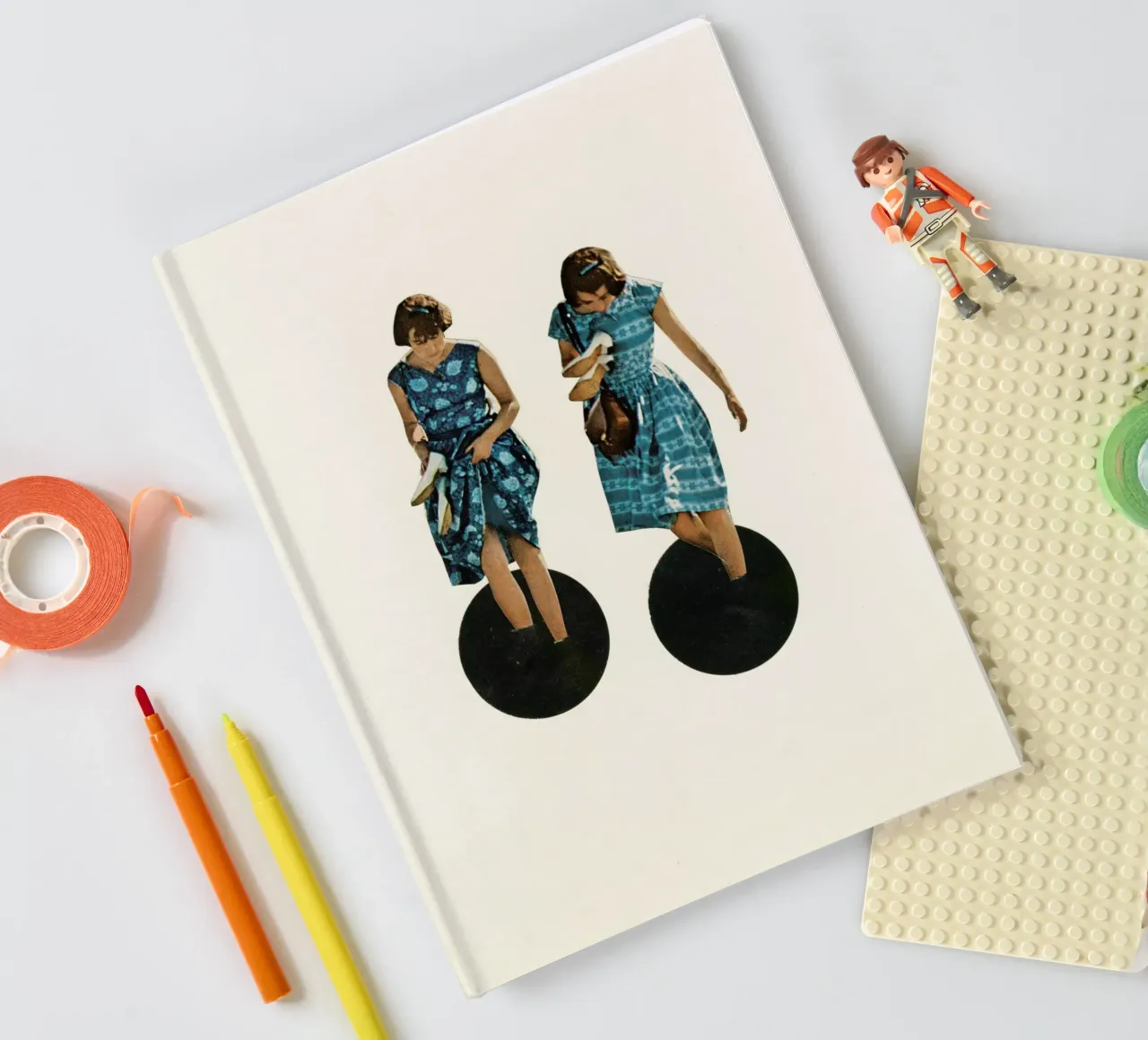 Quicksand notebook by Cassia Beck Collage
