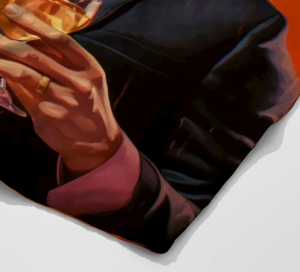 John Wick with a Drink Art coperta in pile da Lootprint