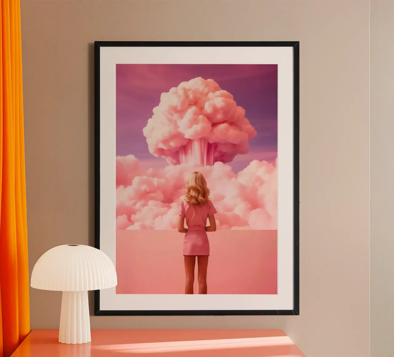 Barbenheimer Art poster da Lootprint