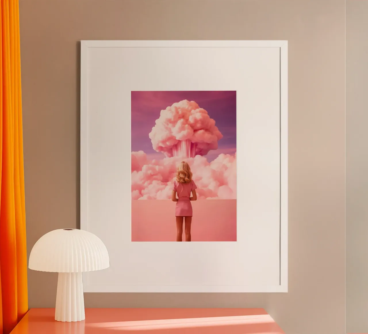 Barbenheimer Art poster da Lootprint
