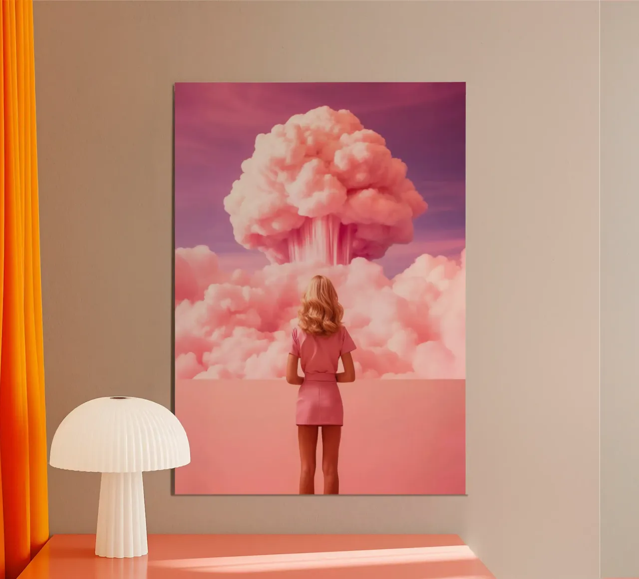 Barbenheimer Art poster da Lootprint
