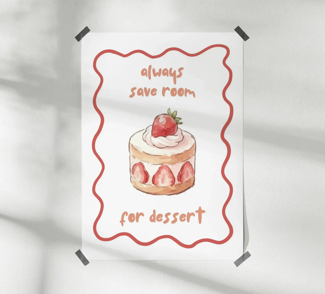 Dessert poster by Funkydays