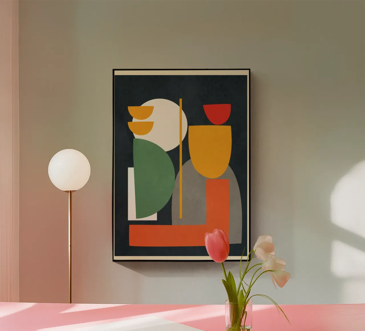 Abstract Shape Setting 1 plexiglass da Flow Line 2