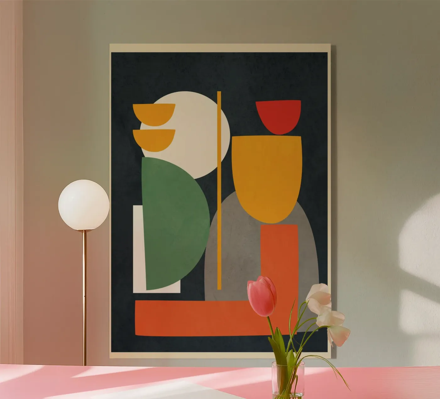 Abstract Shape Setting 1 Acryl-Glas von Flow Line 2