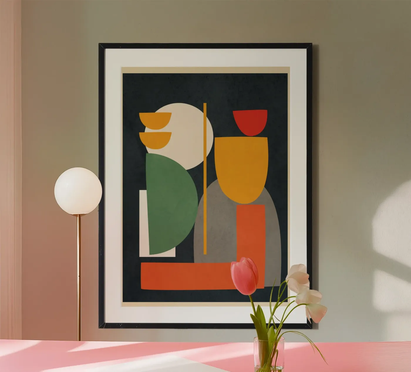 Abstract Shape Setting 1 poster de Flow Line 2