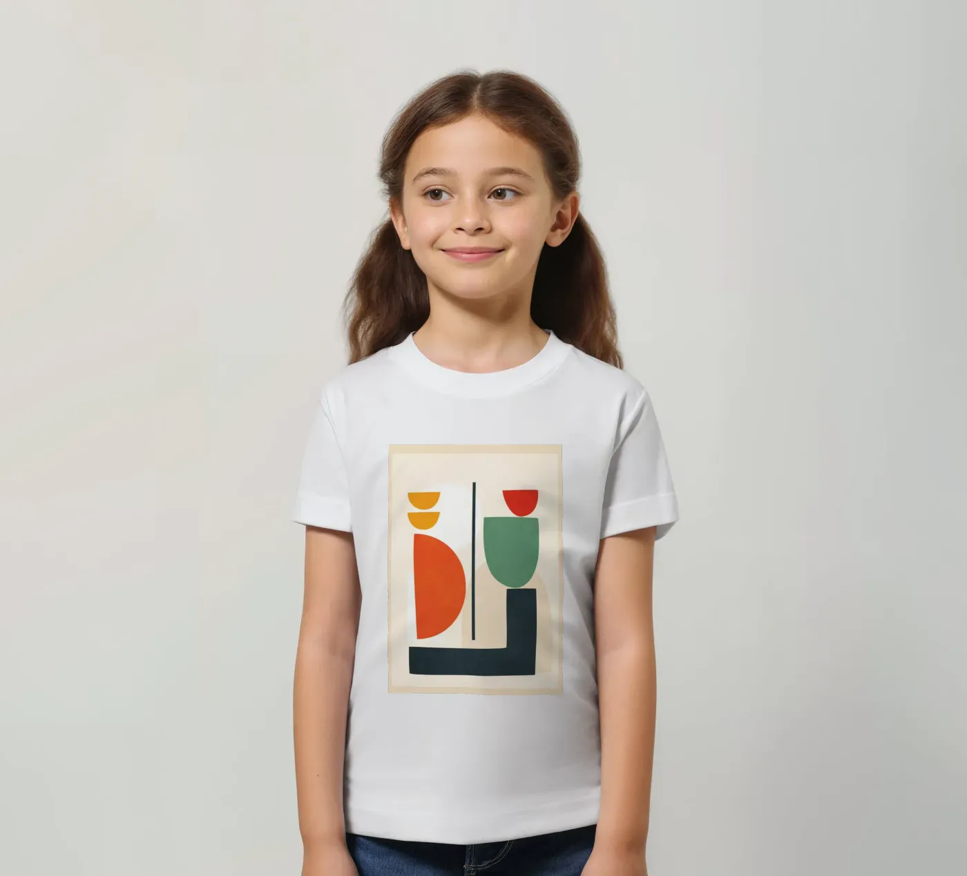 Abstract Shape Setting 2 t-shirt bambini da Flow Line 2