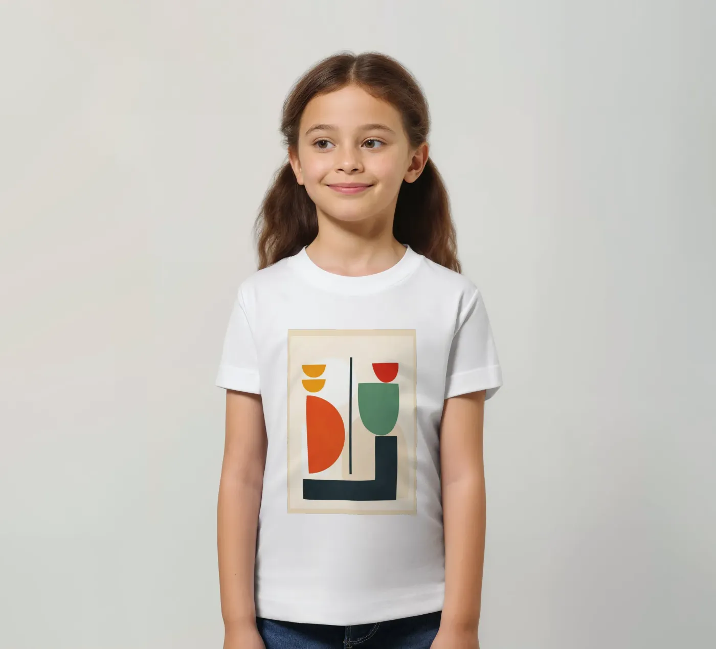 Abstract Shape Setting 2 t-shirt bambini da Flow Line 2