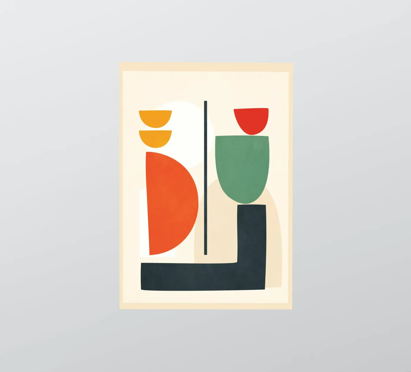 Abstract Shape Setting 2 sticker by Flow Line 2