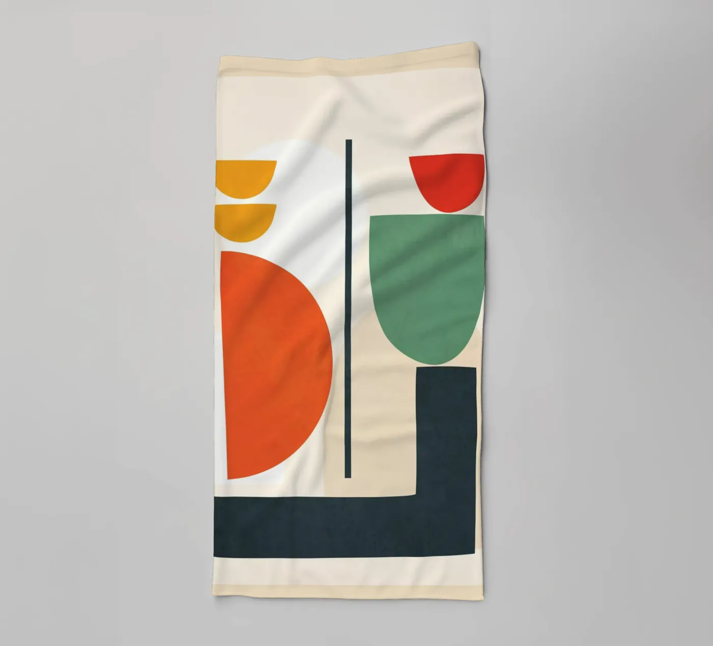 Abstract Shape Setting 2 Handtuch von Flow Line 2