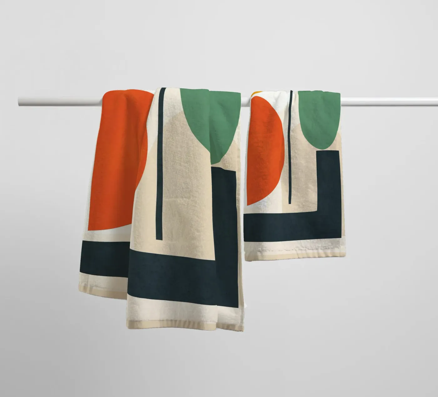 Abstract Shape Setting 2 Handtuch von Flow Line 2