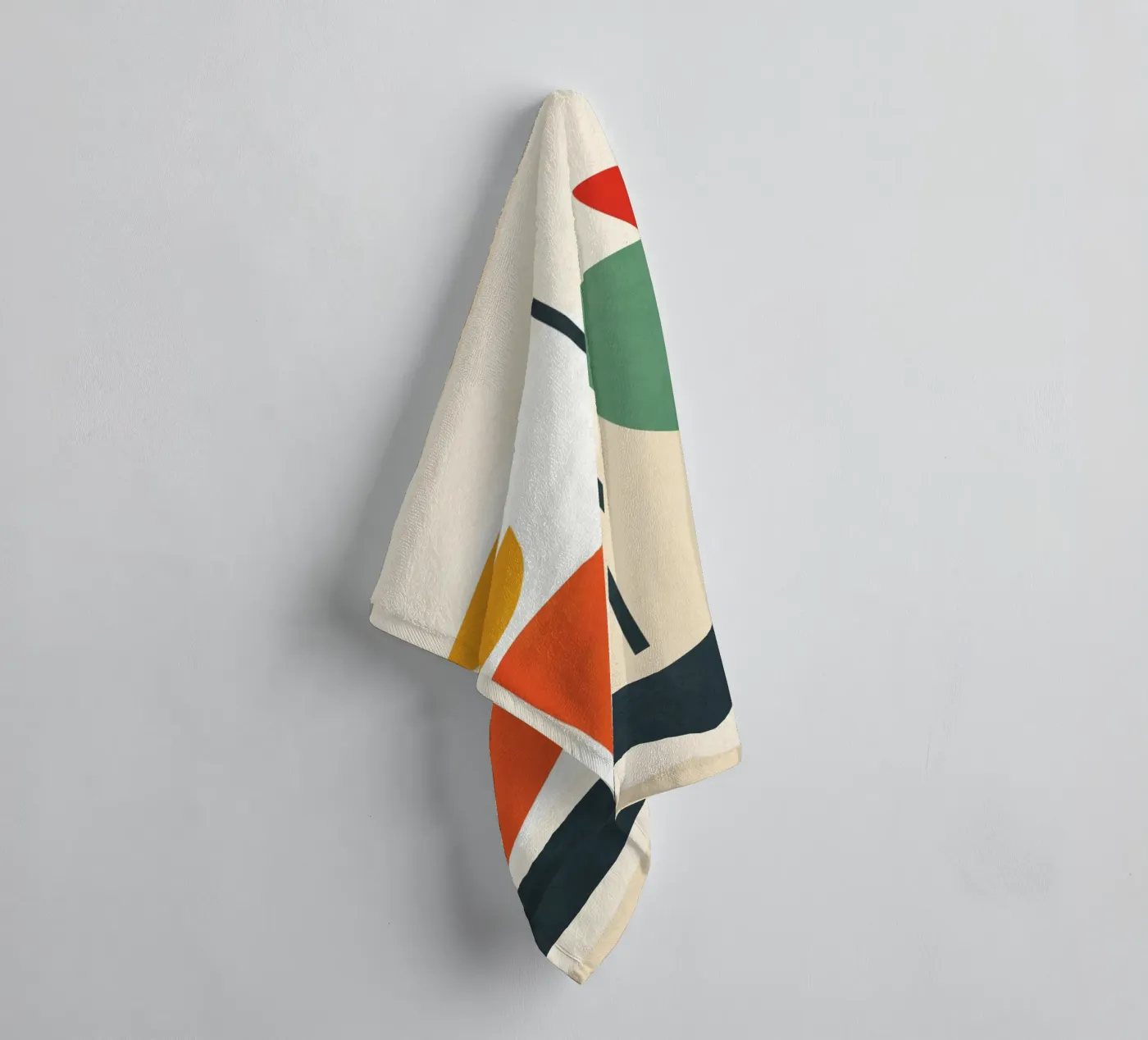 Abstract Shape Setting 2 badhanddoek van Flow Line 2