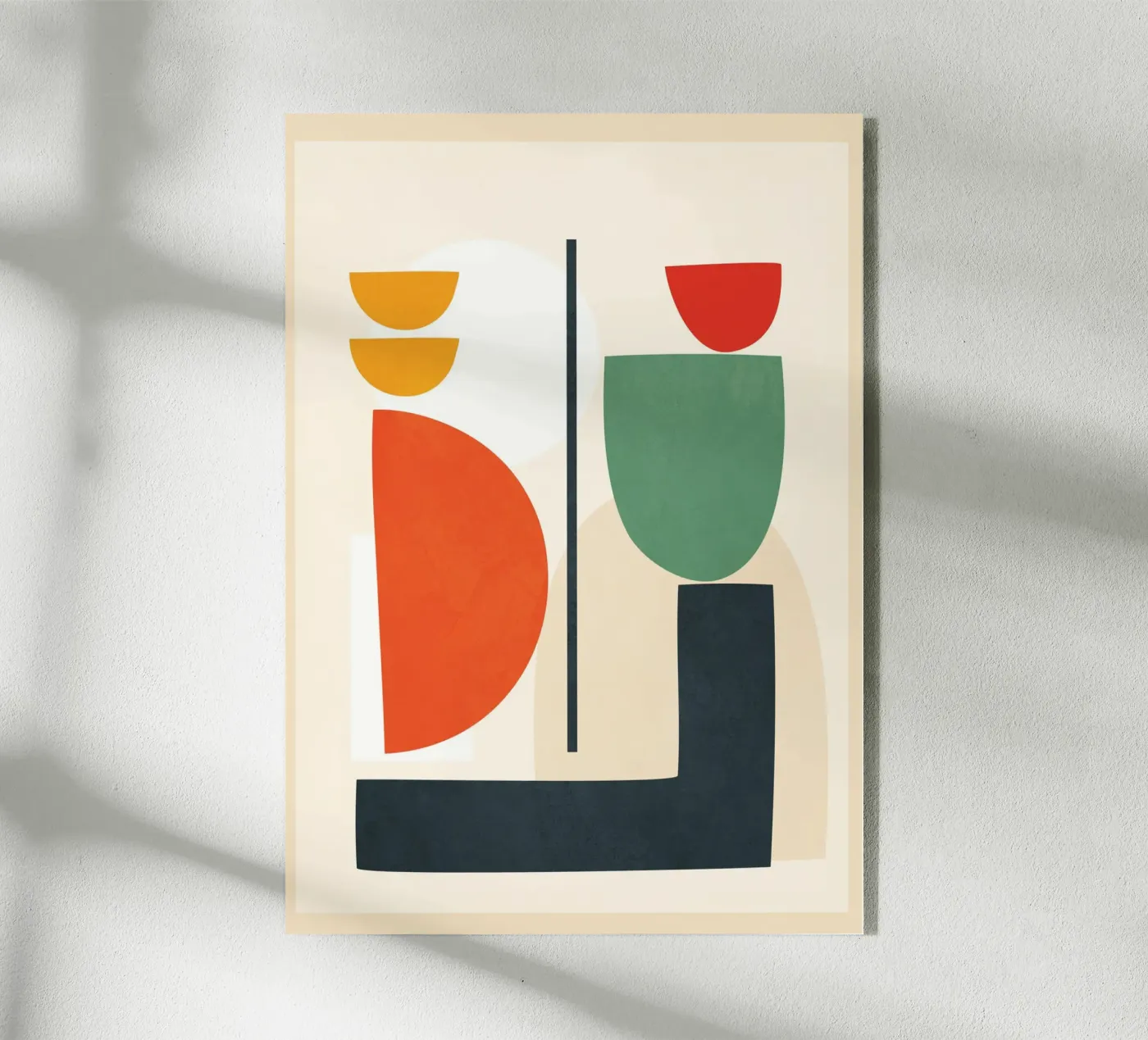 Abstract Shape Setting 2 Acryl-Glas von Flow Line 2