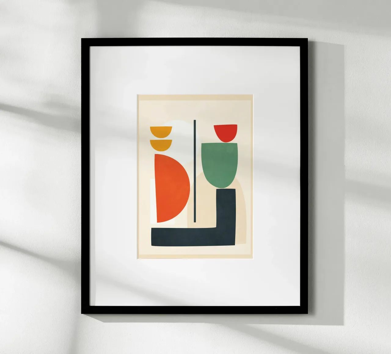 Abstract Shape Setting 2 poster by Flow Line 2