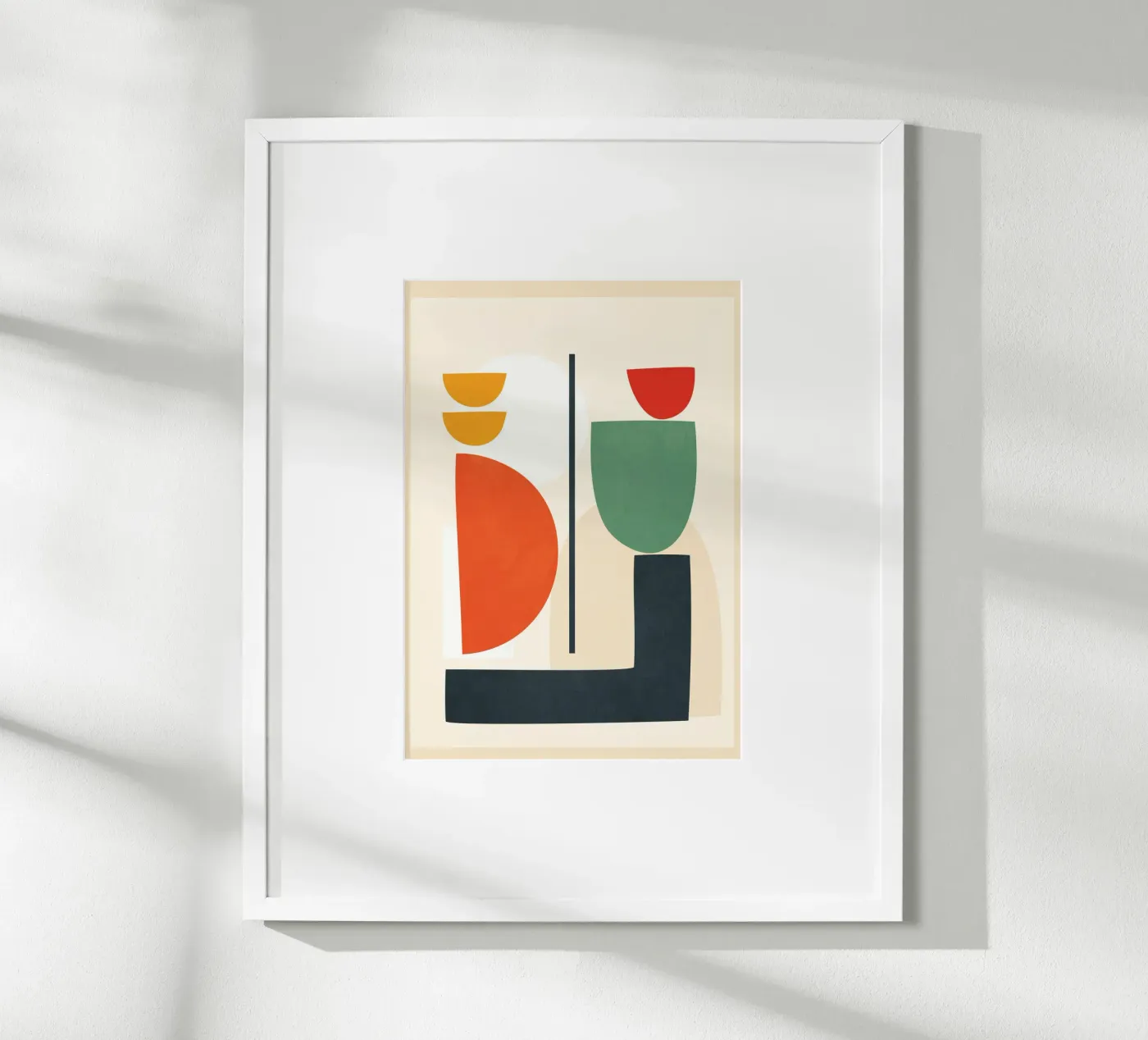 Abstract Shape Setting 2 poster by Flow Line 2