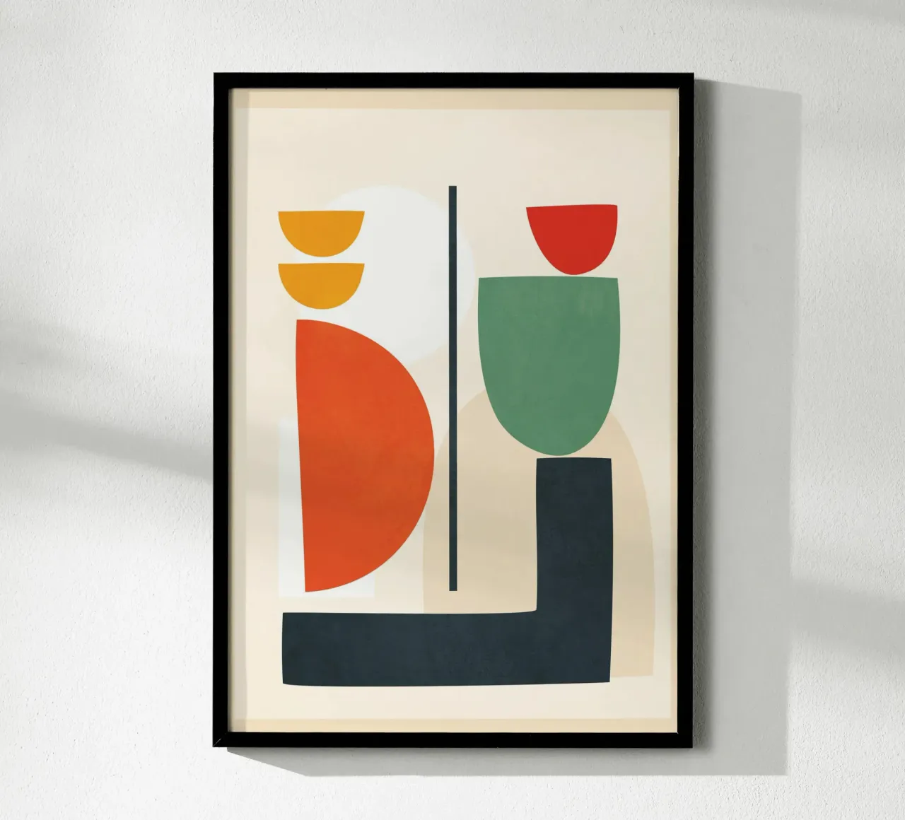 Abstract Shape Setting 2 poster by Flow Line 2