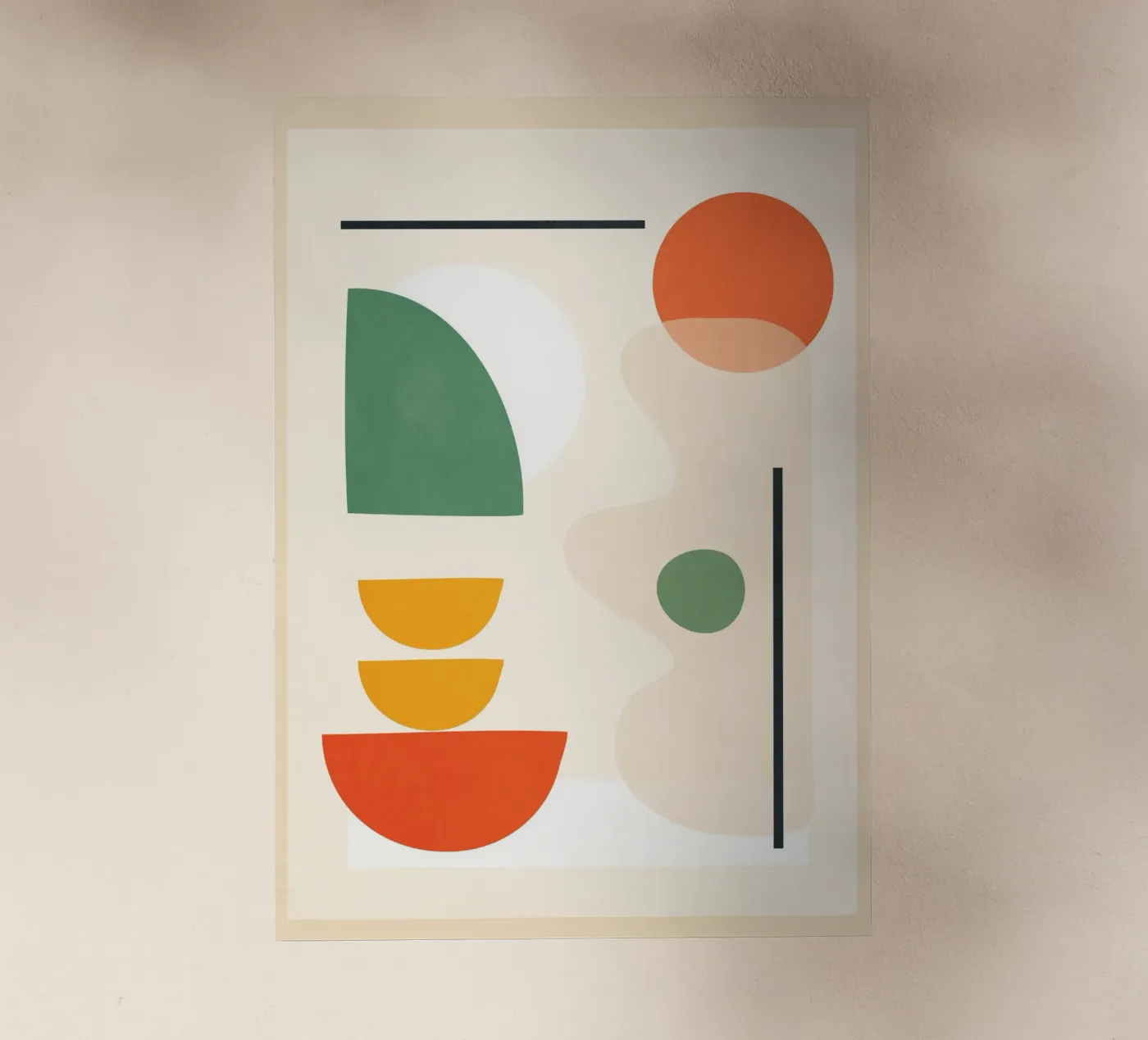 Abstract Shape Setting 4 pellicola backlit da Flow Line 2