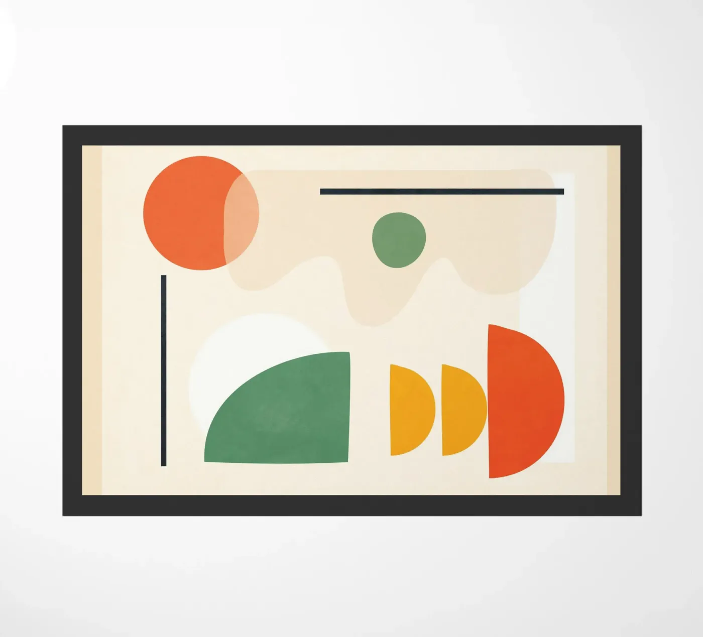 Abstract Shape Setting 4 paillasson de Flow Line 2