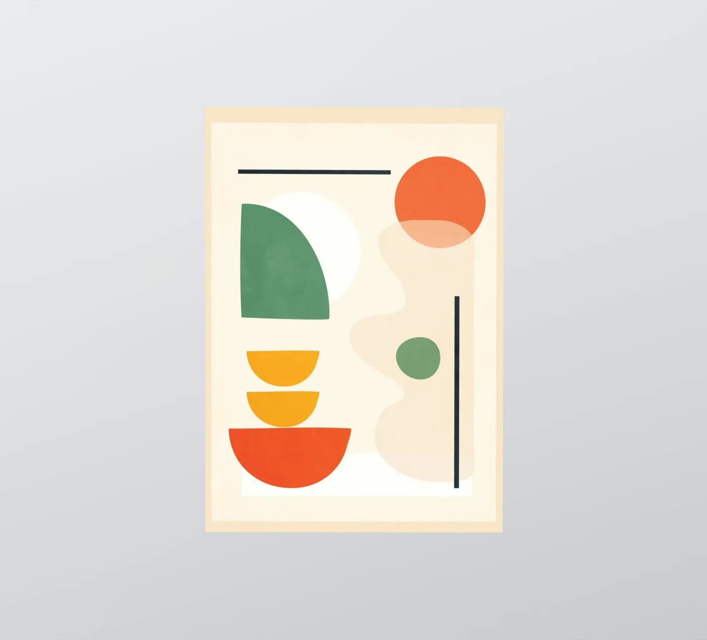 Abstract Shape Setting 4 sticker by Flow Line 2