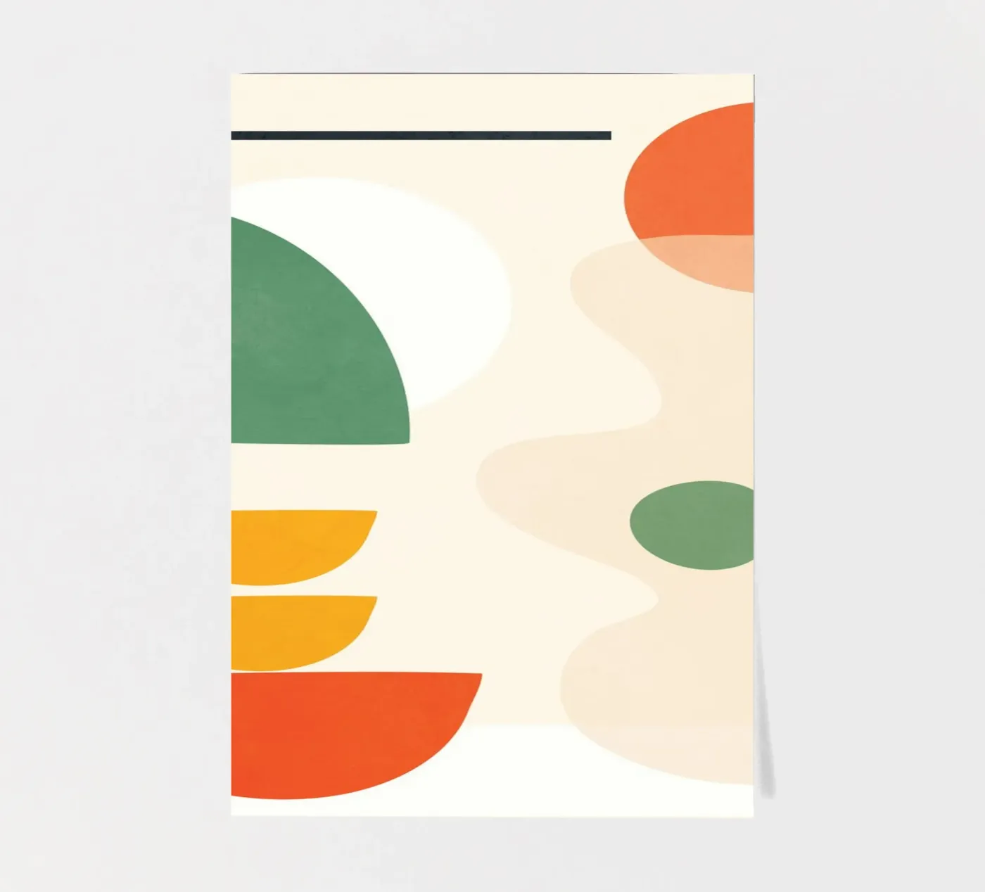 Abstract Shape Setting 4 sticker sheet by Flow Line 2