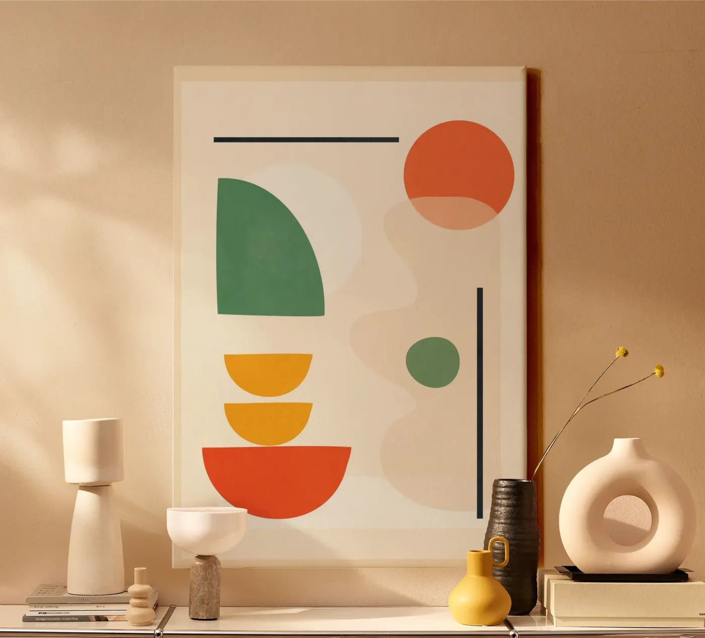 Abstract Shape Setting 4 tela da Flow Line 2