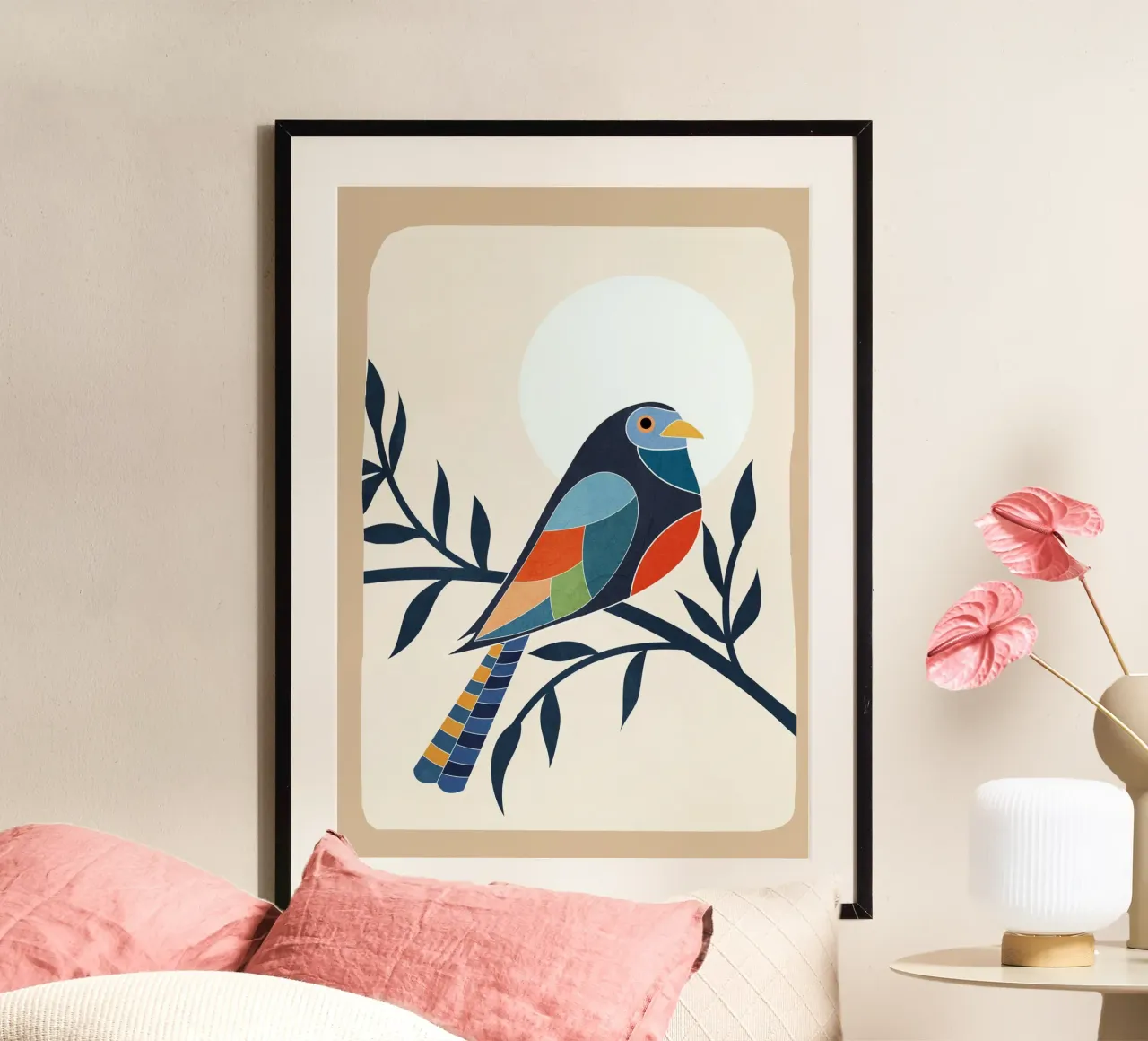 Abstract Bird poster da Flow Line 2
