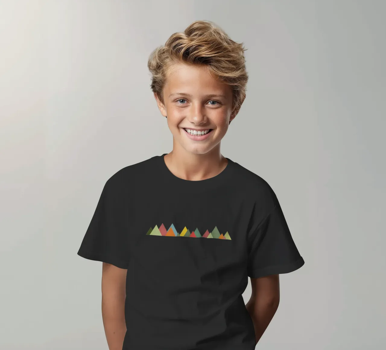 Catena montuosa t-shirt bambini da Cassia Beck Collage