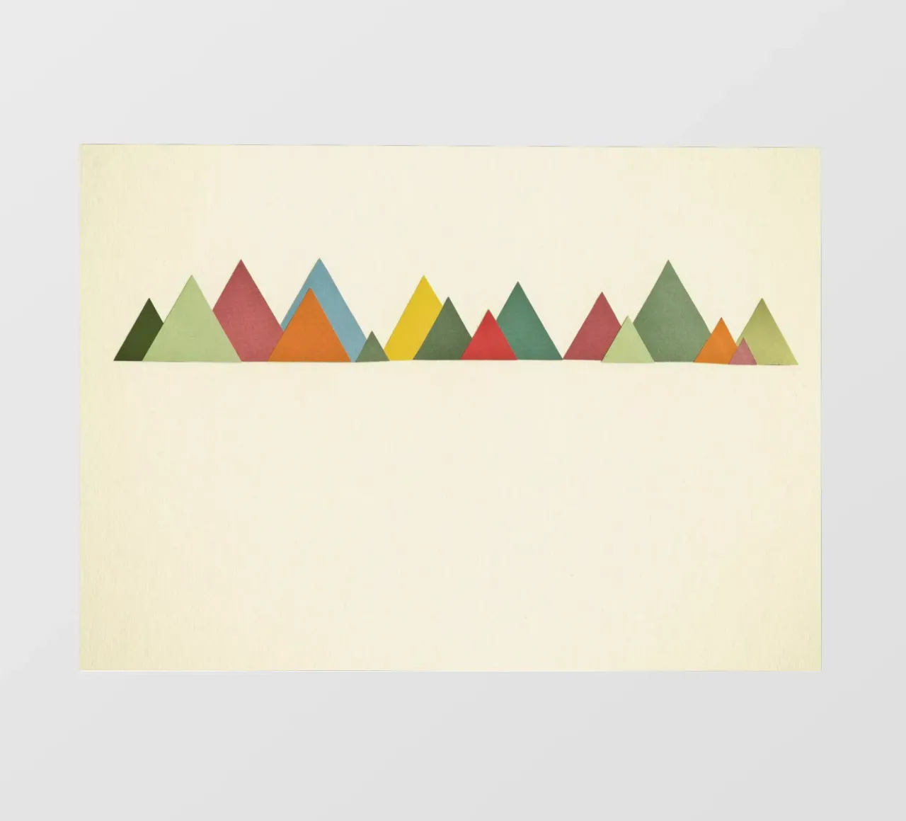 Catena montuosa pellicola backlit da Cassia Beck Collage