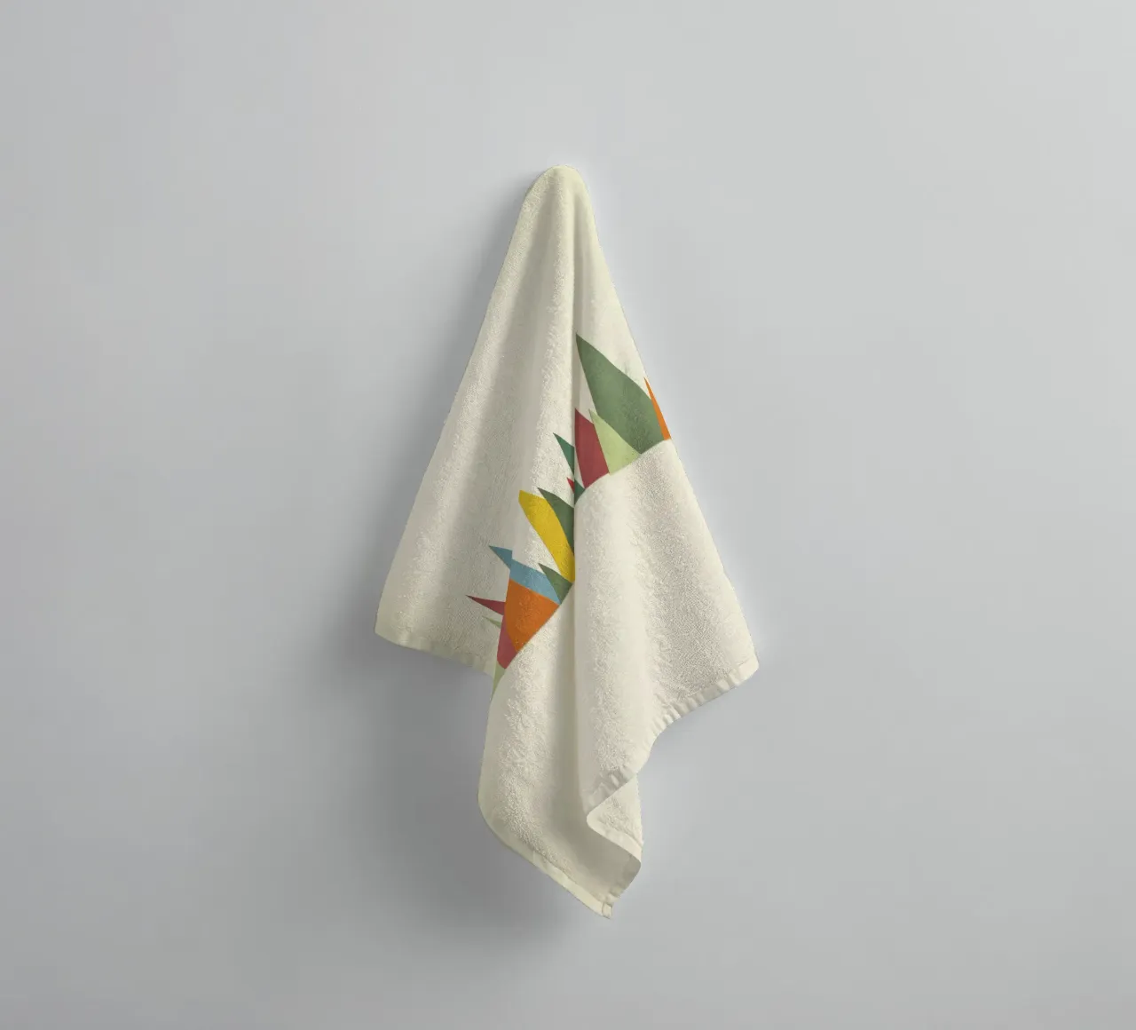 Mountain Range towel by Cassia Beck Collage