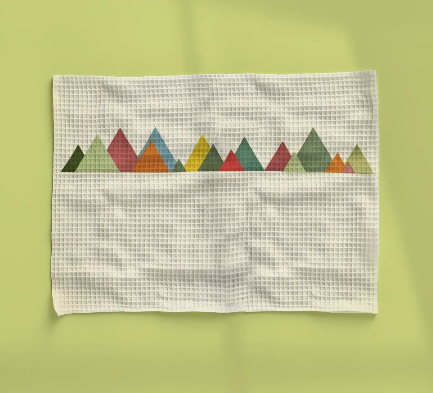 Mountain Range tea towel by Cassia Beck Collage