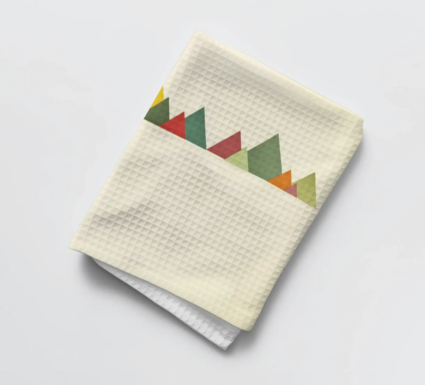 Mountain Range tea towel by Cassia Beck Collage