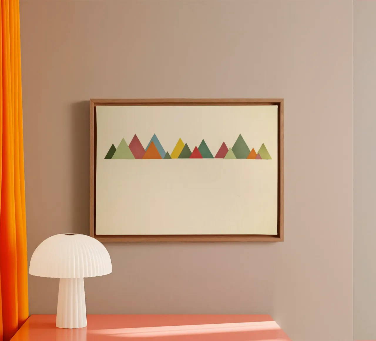 Mountain Range canvas by Cassia Beck Collage