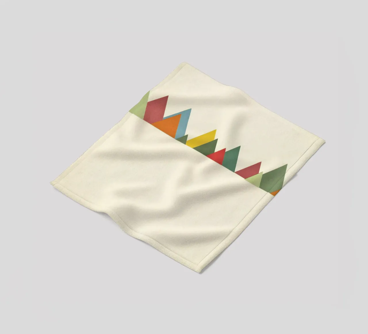 Bergkette Fleecedecke von Cassia Beck Collage