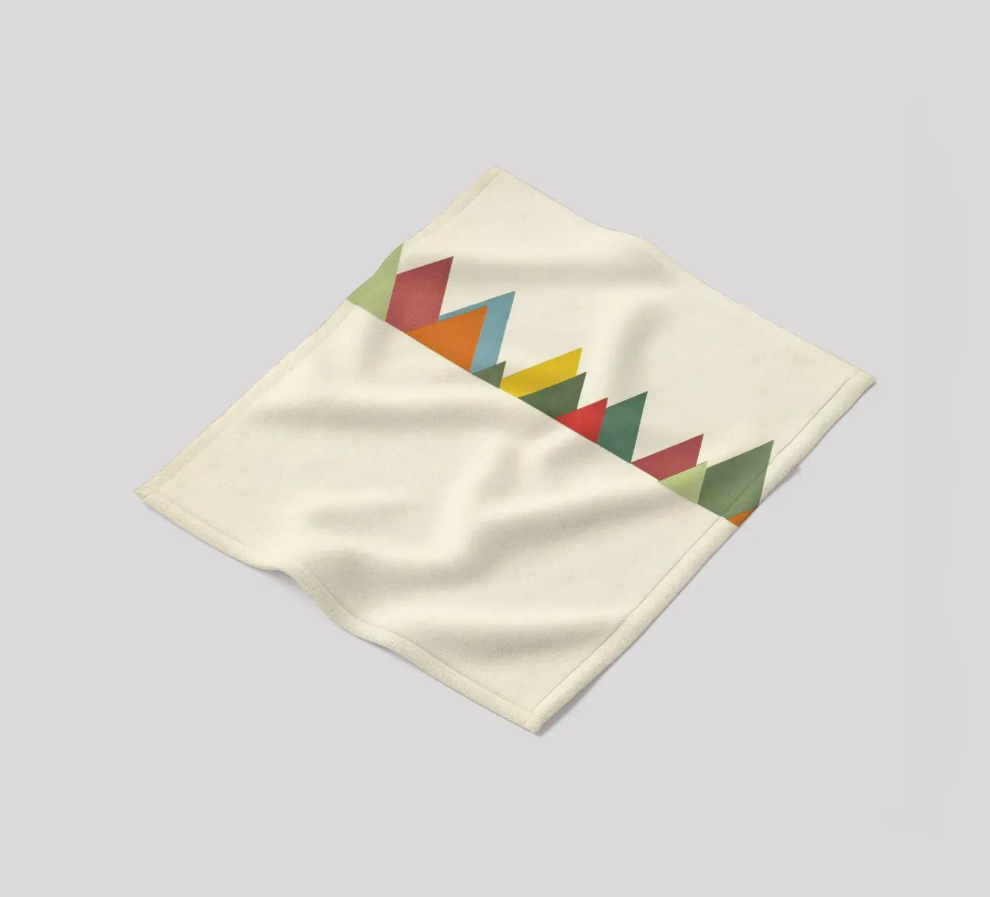 Bergketen fleecedeken van Cassia Beck Collage