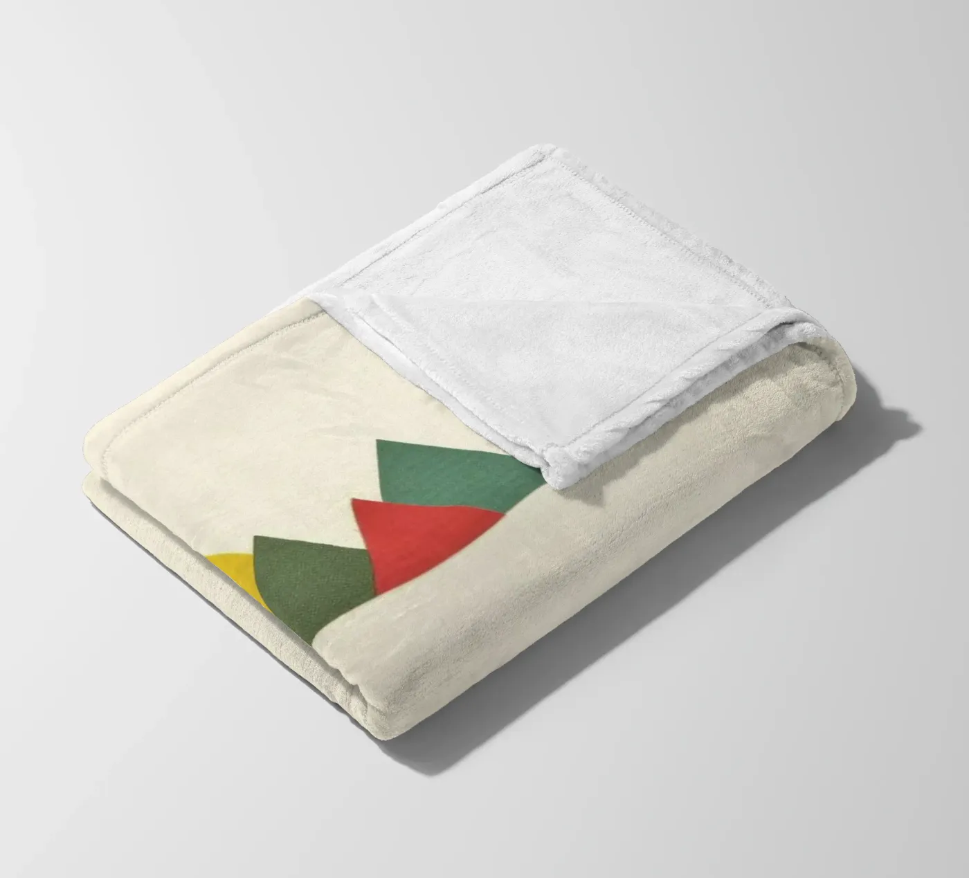 Bergketen fleecedeken van Cassia Beck Collage