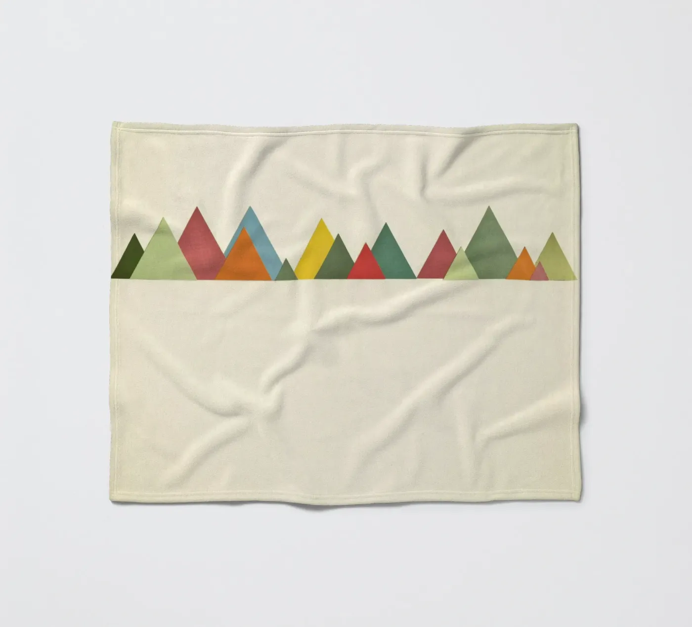 Bergketen fleecedeken van Cassia Beck Collage